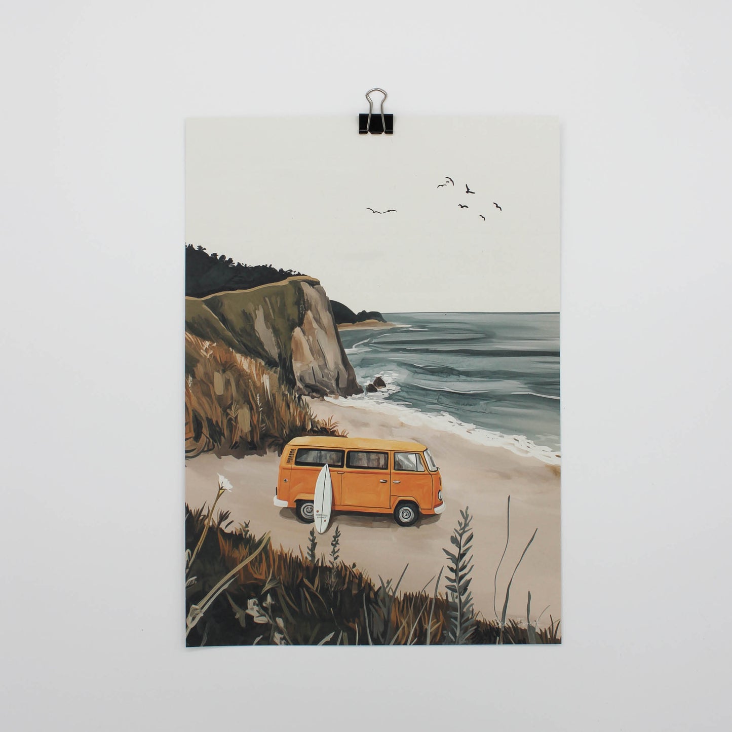 6 Hanger Clips Metal