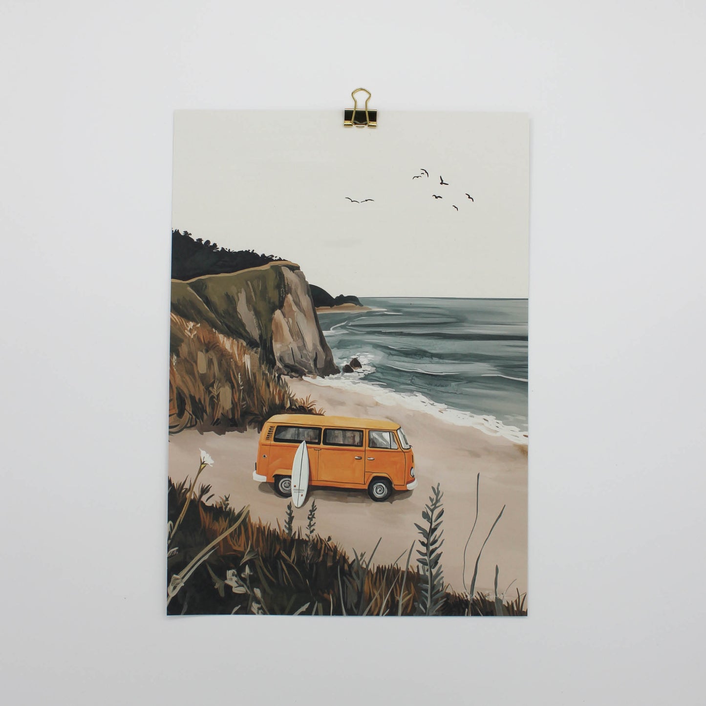 6 Hanger Clips Metal