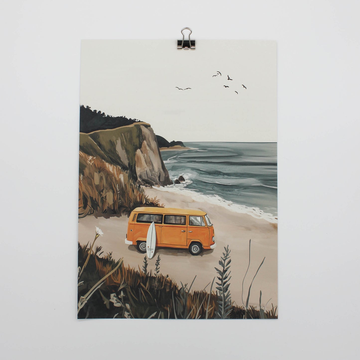 6 Hanger Clips Metal