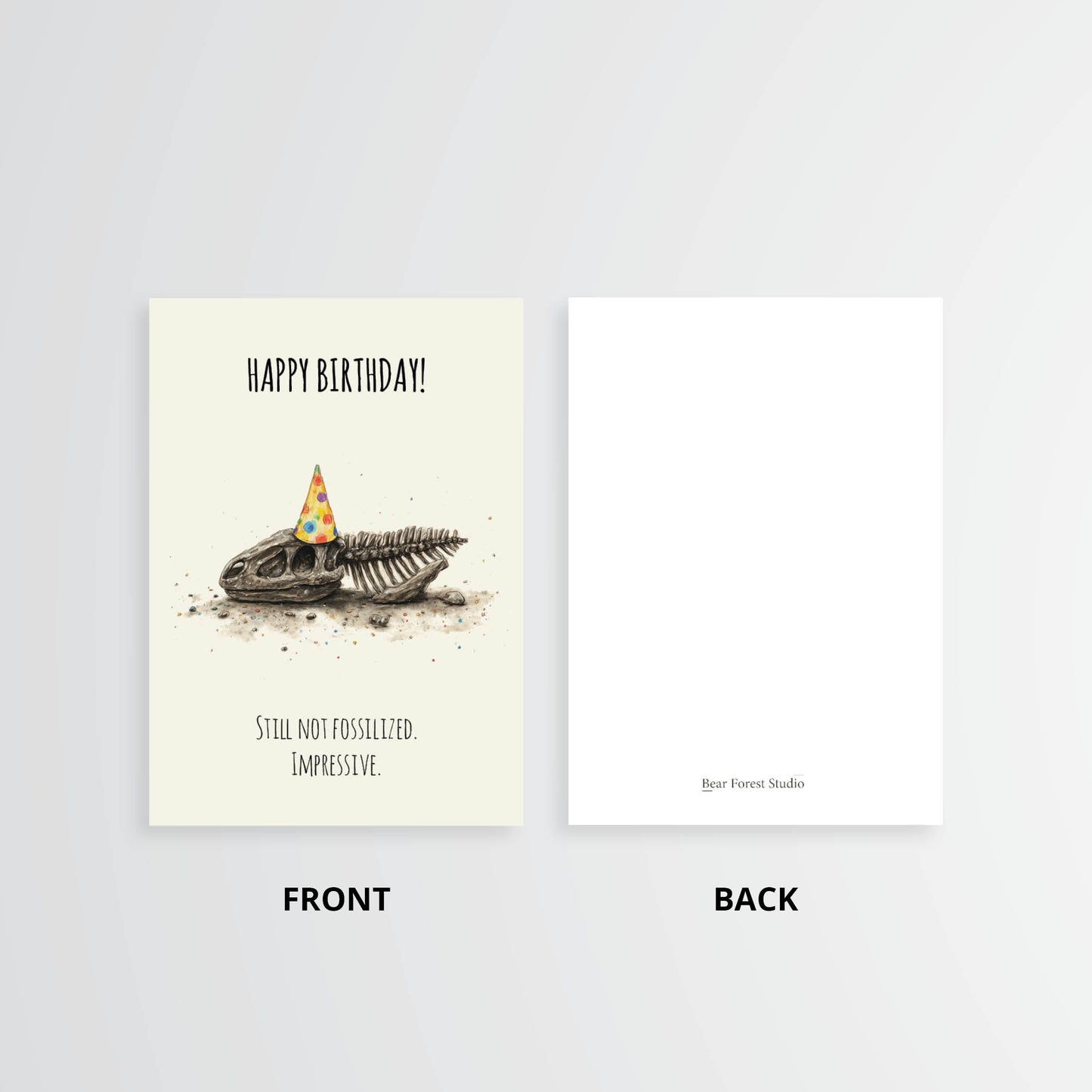 Birthday Card Set 1 - Mildly Offensive - 4 cards