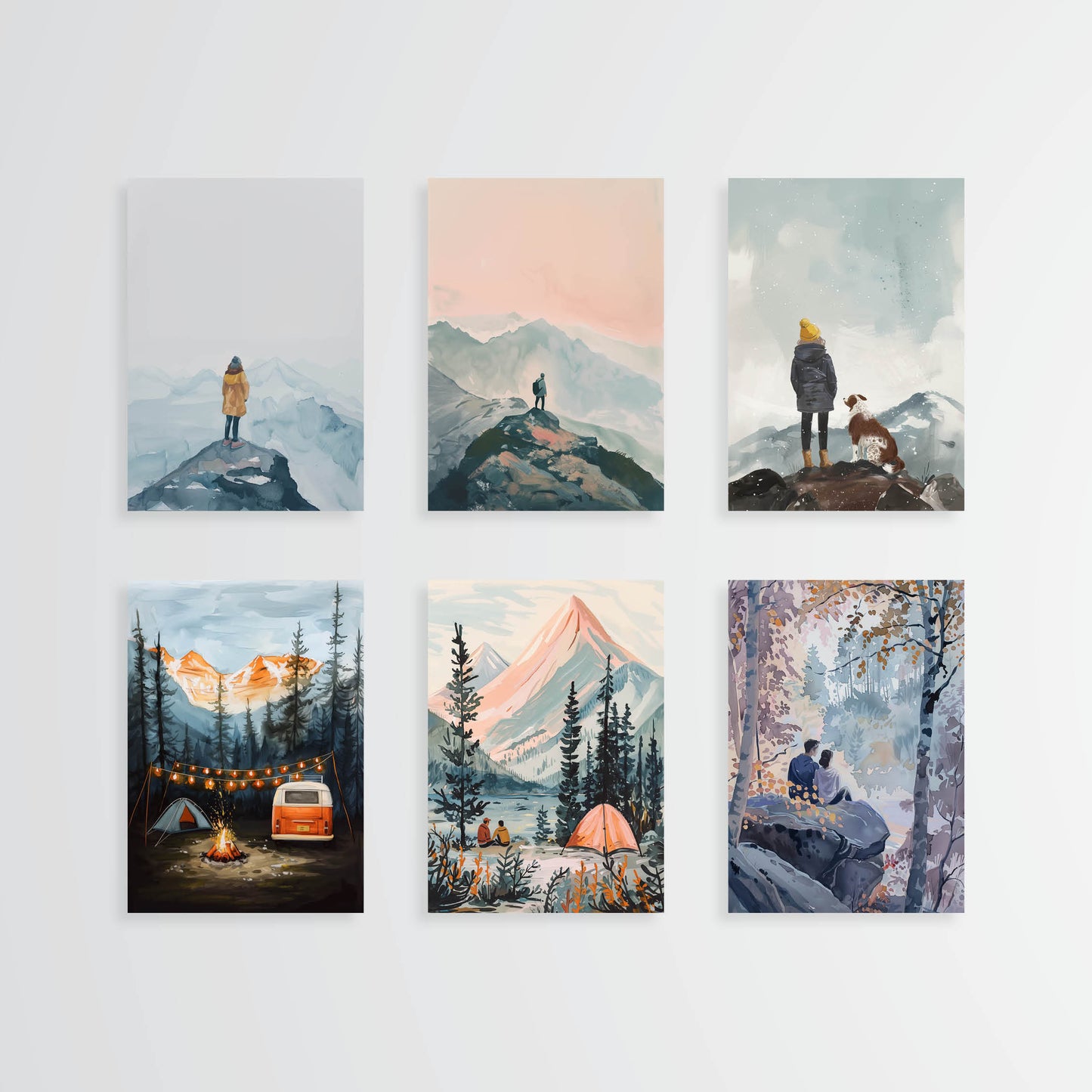 Card Set 1 - The Great Outdoors - 6 cards