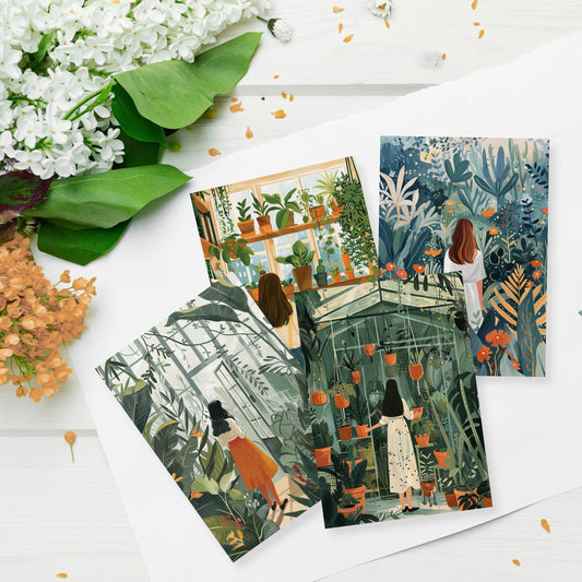 Card Set 2 - Plant Mom - 4 cards