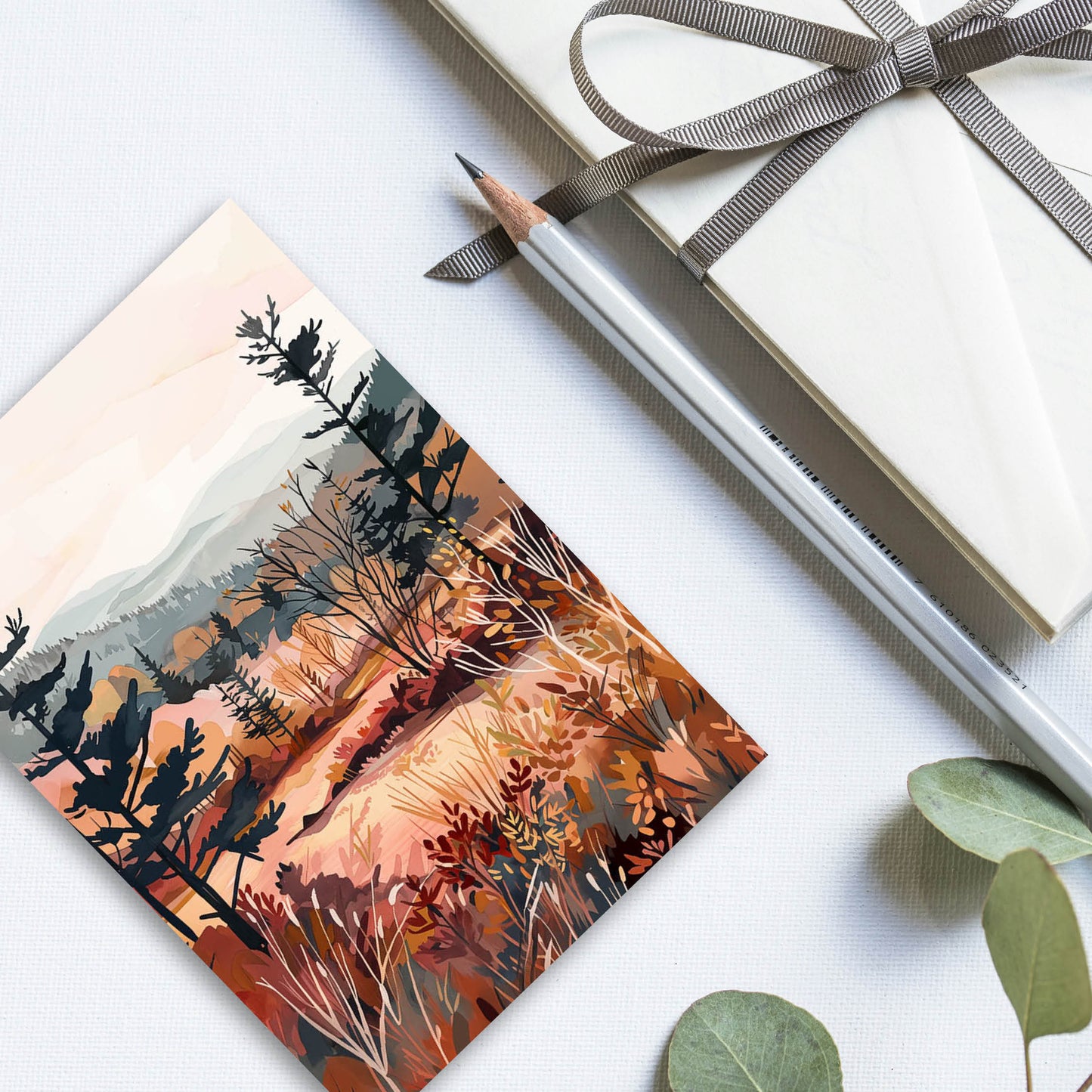 Card Set 3 - Autumn Fields - 4 cards