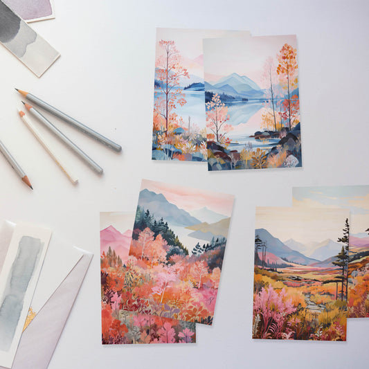 Card Set 4 - Landscapes - 6 cards