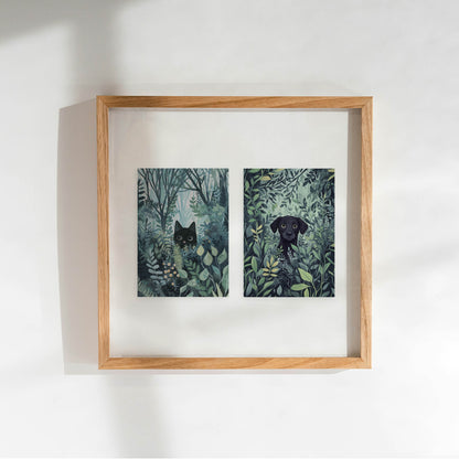Card Set 5 - Cats & Dogs - 4 cards